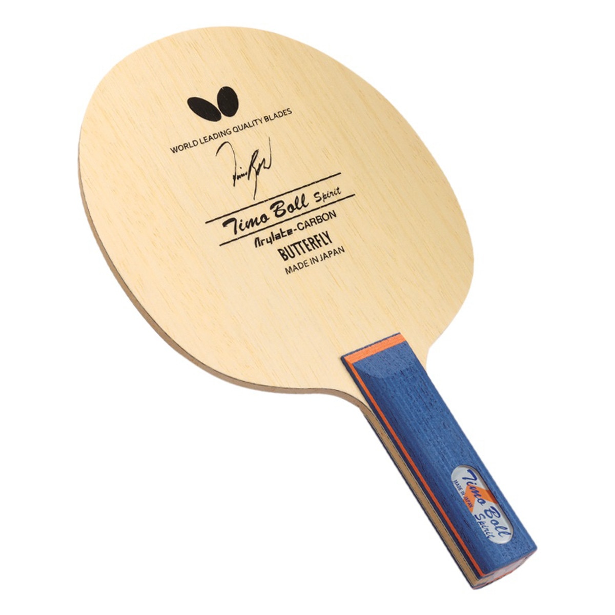 Timo Boll Spirit Blade - Straight Handle Type - Full Blade